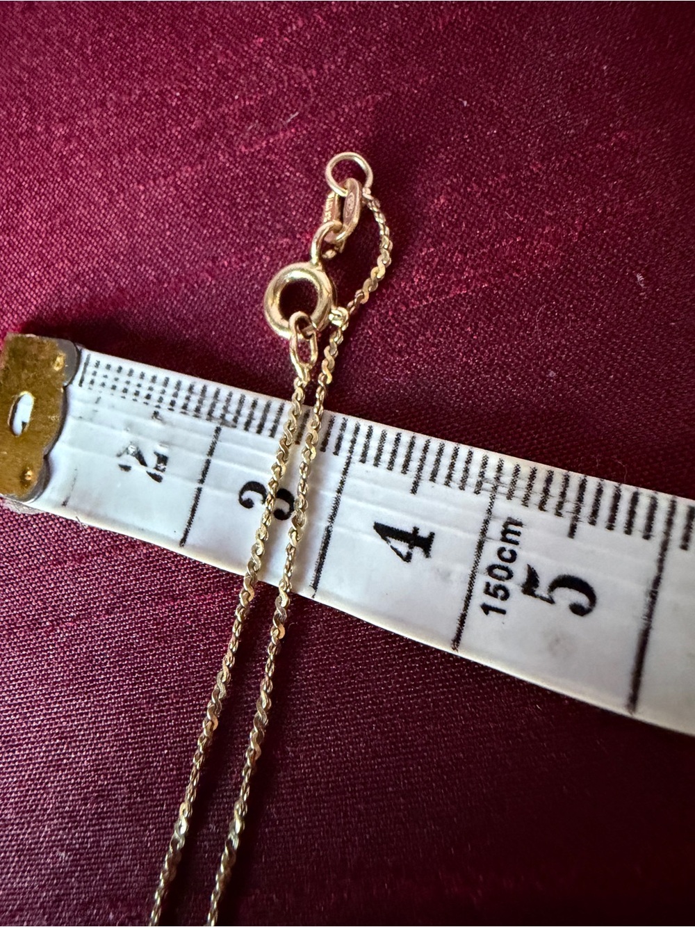 Milor 925 Italian Gold-Dipped Diamond-Cut Rope Chain Necklace 20” L, 1.5mm W - Picture 6 of 7